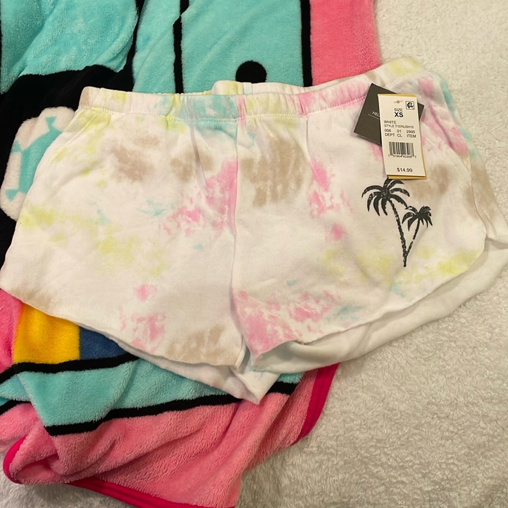 Target tie dye soft beach shorts brand new with tags size XS!